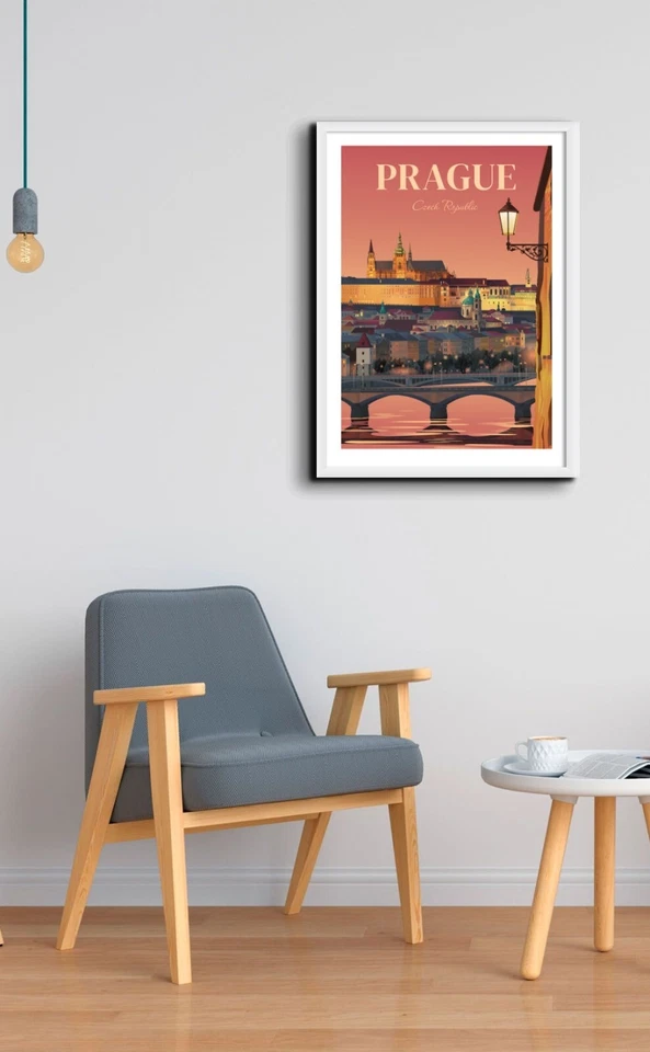 Travel Poster Prague Castle II (Prague) - Image 4 of 4
