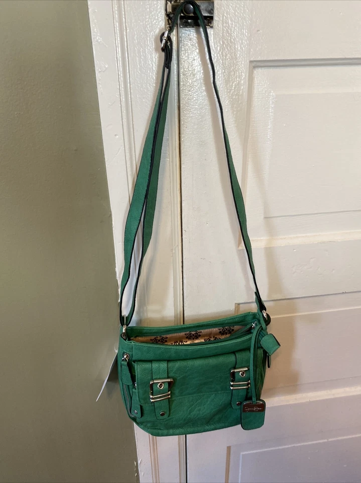 JESSICA SIMPSON Jett Crossbody Bag Emerald Green Handbag Brand NWT Ret. $88