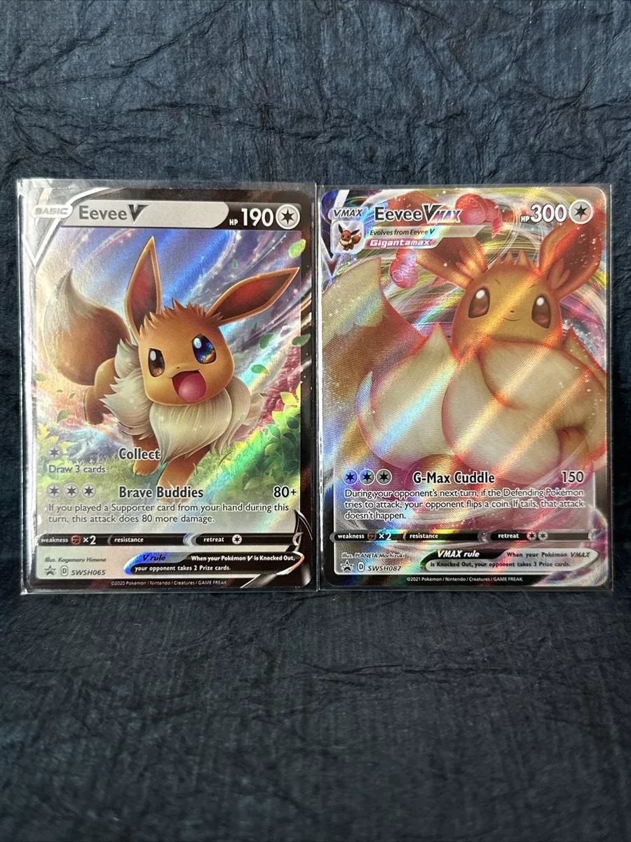 Eevee V - SWSH065 - Ultra Rare Promo Pokemon Card Cute - NM