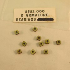 AURORA AFX G-PLUS G ARMATURE BEARINGS  10 PC NOS  ORIGINAL PARTS