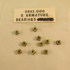 AURORA AFX G-PLUS G+ ARMATURE BEARINGS ~ 10 PC NOS ~ ORIGINAL PARTS
