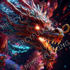Dragon - Digital AI Art Image (4k HD) High Resolution Print Download