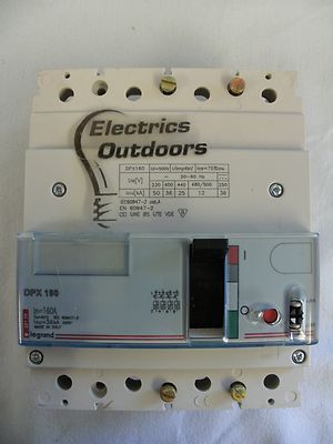 LEGRAND 160 AMP 36kA VIERPOLIG MCCB 400V DPX 160 251 59