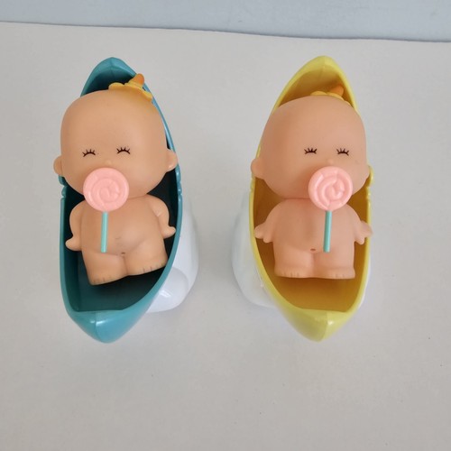 Vintage Pipi Baby Tinkle Tots Lullaby Moon Tomy / Set of 2 / Lollipop Accessory - Picture 2 of 15