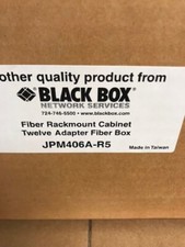 Black Box Fiber Rackmount Cabinet. JPM406A-R5