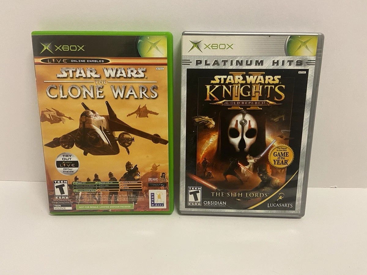 Lot de 7 jeux vidéo pour Xbox avec Star Wars épisode III - Jeux vidéo