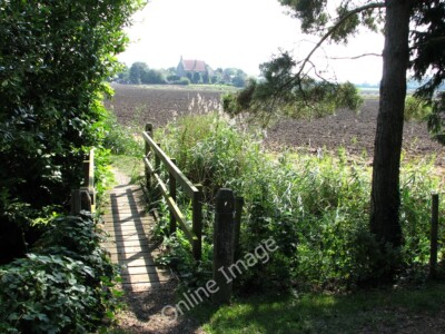 Photo 6x4 Footpaths near Baits Bite Lock Fen Ditton The path across the b c2011