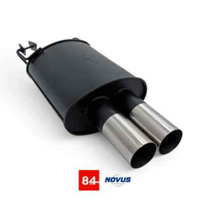BMW E39 Sportendschalldämpfer 2x76mm RL-Design
