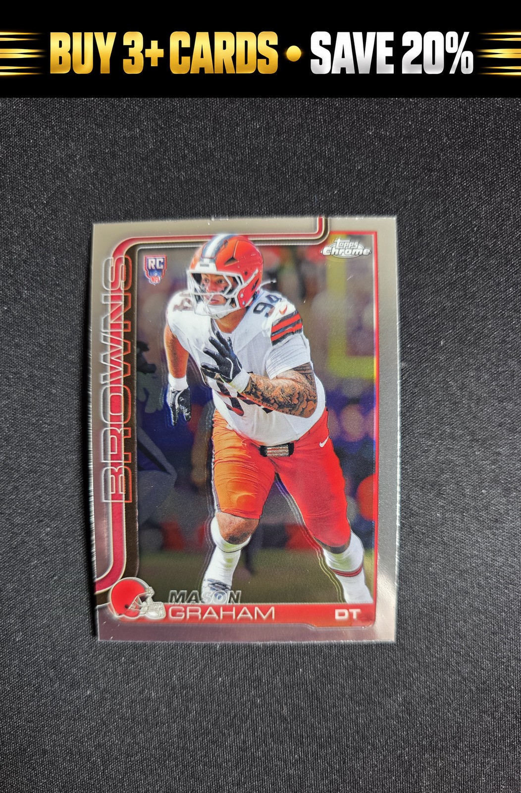 Mason Graham Topps Chrome #302 Base