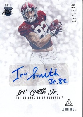 2019 Panini Luminance Rookie Ink #50 Irv Smith Jr. Auto /349 - FB
