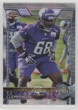 2015 Topps Chrome Rookies Pulsar Refractor TJ Clemmings #163 1u6