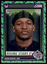 2024 Score-A-Treat - Rising Stars Green Bats Javon Baker New England Patriots 25