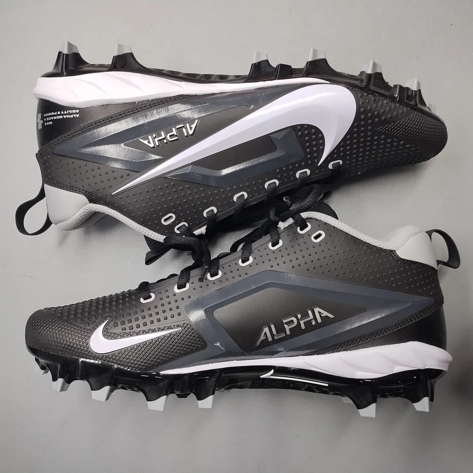 Nike Alpha Menace 4 Varsity Football Cleats Mens US 11 Multi Lace Up FN0027-001 - Image 4 of 4