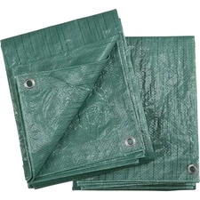 Ironton 1.8-Oz. All-Purpose Tarps, 2-Pk., Brown/Green,10ft. x 12ft.