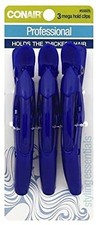 Conair Styling Essentials Clips, Professional, Mega Hold, 3 Count