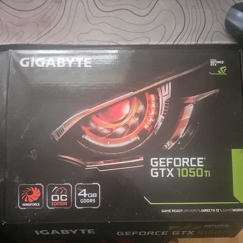 Gigabyte NVIDIA GeForce GTX 1050 Ti 4GB GDDR5 Windforce OC Graphics Card