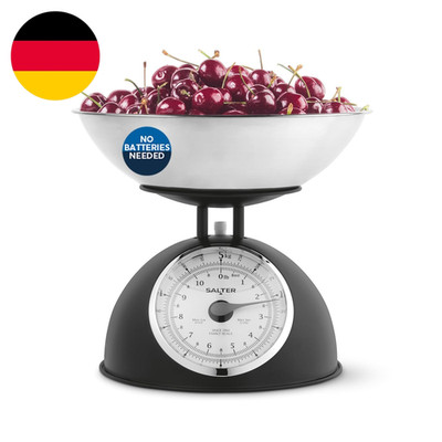 Salter Timeless Mechanische Küchenwaage   Kochwaage, 2L Spülmaschinenfeste Schüs