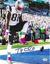 Tim Wright New England Patriots Autographed Signed 8x10 Photo FTA coa