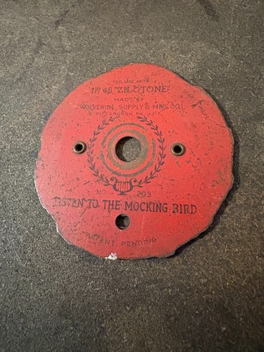 Number 48 Zilotone Music Disc No. 203 - Listen to the Mockingbird - Pittsburgh