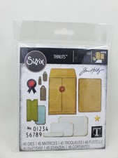 TH1 Tim Holtz COLLECTOR Sizzix Thinlits Cutting Dies New 665926 Mixed Media