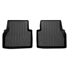 SMARTLINER SB0557 2nd Row BLACK Floor Liners for Audi A6/A7