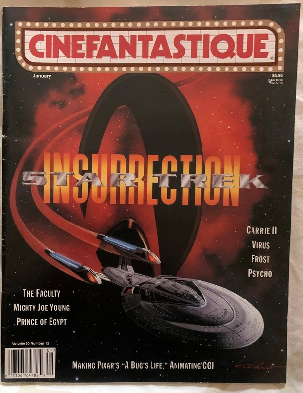 CINEFANTASTIQUE Sealed In Original Mailing Packgaging 1999 PSYCHO - BUG'S LIFE