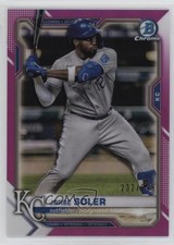 2021 Bowman Chrome Fuchsia Refractor 232/299 Jorge Soler #47 fm0