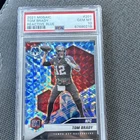 New Listing2021 Panini Mosaic Tom Brady #201 Reactive Blue Mosaic PSA 10 Buccaneers