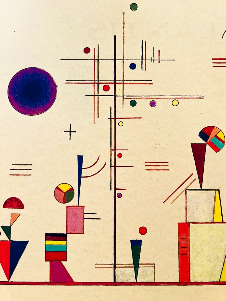 Litografía Wassily Kandinsky 1954 certificado de autenticidad Mourlot original numerada firmada op Foto 4 de 4