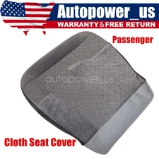 For 1999 2000 2001 2002 03 Ford F150 XLT Passenger Bottom Cloth Seat Cover Gray