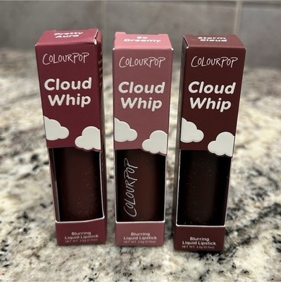 ColourPop Cloud Whip Blurring Liquid Lipstick Berry Dreamy Stuck On You Pick Me