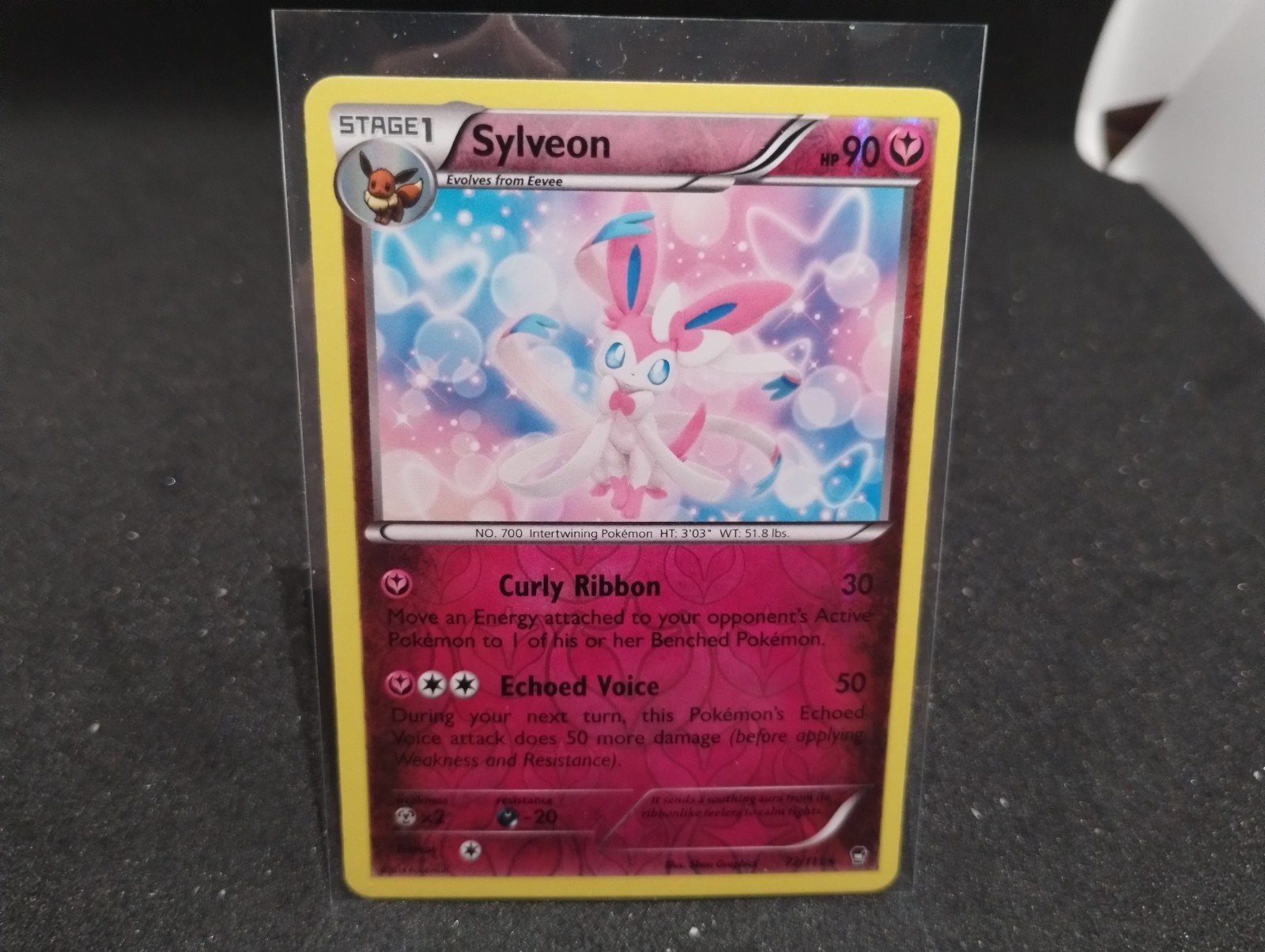 Sylveon 72/111  XY Furious Fists Reverse Holo Pokemon NM