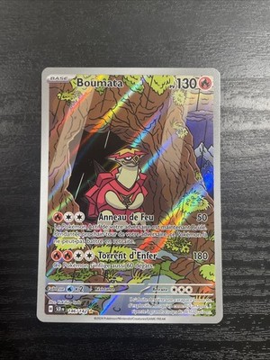 Pokemon Karte Boumata 146/142 Secret Holo EV7 SCR FR NEU