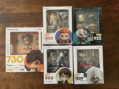 Good Smile Company Nendoroid Gaming Lot Kratos 925 Aloy 1850 Ezio 1829 Tracer