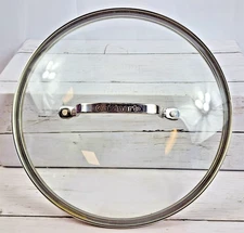 Cuisinart Clear Pot & Pan Lids w/Single Middle Silver Handle, Various Sizes