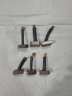 Unbranded 68-8308-1 Positive-Polarity Starter Motor Carbon Brush 12V - LOT OF 6