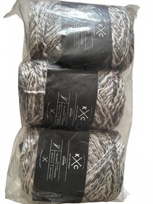 Stricken und Häkeln Spark grau weiß Varg Silber Garn - mittelschwer