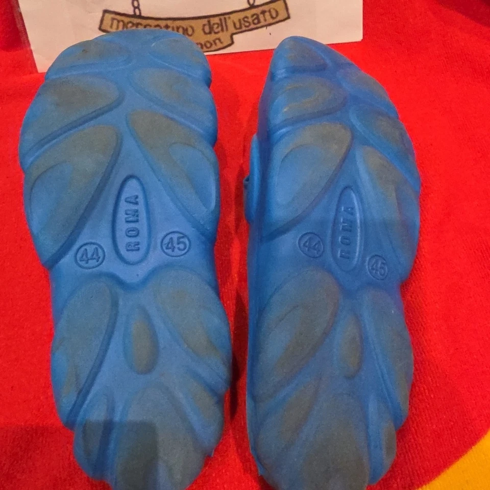 ER-STOCK-178 # CIABATTA PISCINA ROMA TG:44/45 BLU S/SCATOLA Foto 4 de 4