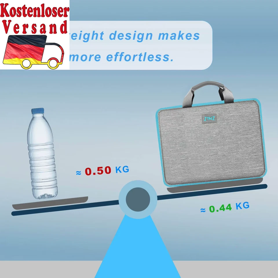 Expandable 15 15.6 16 Inch Laptop Briefcase for Popular 15"-16" Notebooks Handba - Bild 4 von 4