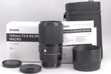 SIGMA 105mm F/2.8 DG DN MACRO 020 Art Lens For Sony E Mount with Box