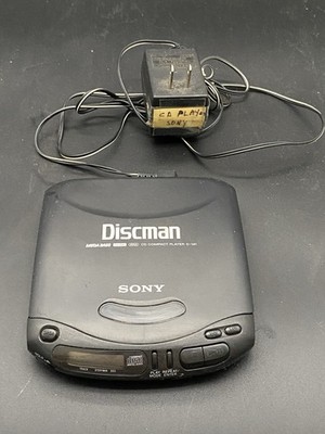 SONY Discman ポータブルCDプレーヤー Sony Discman Model D-141 Black Portable Mega Bass CD Player With