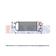 Ladeluftkühler AKS DASIS 067006N für Citroën Peugeot Xsara Picasso Partner