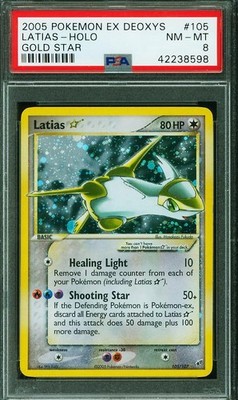 2005 POKEMON EX DEOXYS GOLD STAR #105 LATIAS HOLO PSA 8 | eBay