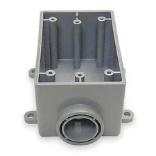 Cantex 5133364 Weatherproof Electrical Box, 22.5 Cu In, Fse Box Type, 1 Gang,