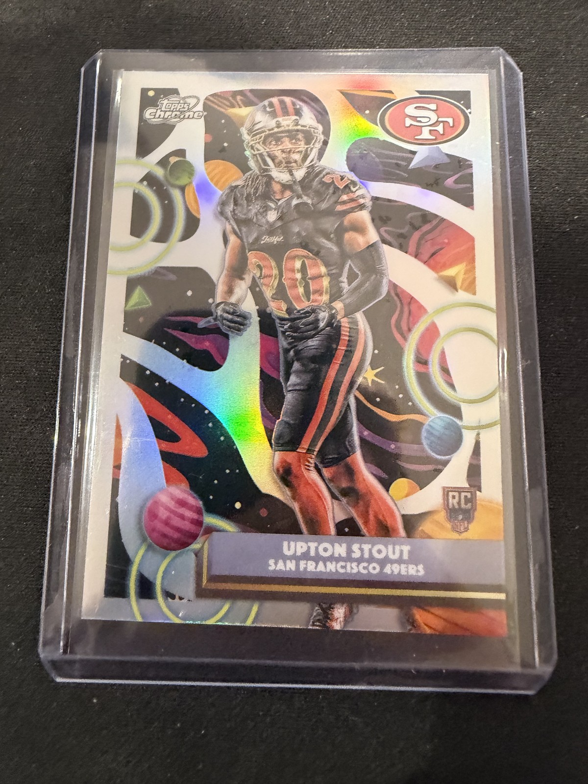 2025 Topps Chrome Cosmic #188 Upton Stout RC Refractor