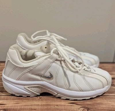 Nike Women's Air VXT 310215-101 Triple White Running Shoes Sneakers Size 8