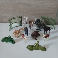 Vintage Britains Ltd England Zoo Animals Bundle Fencing Scenery  Figures
