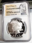 2023-S Peace Silver Dollar $1 NGC PF69 Ultra Cameo