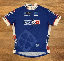 FDJ Cycling Team Jersey UCI World Tour BTWIN Mens XL