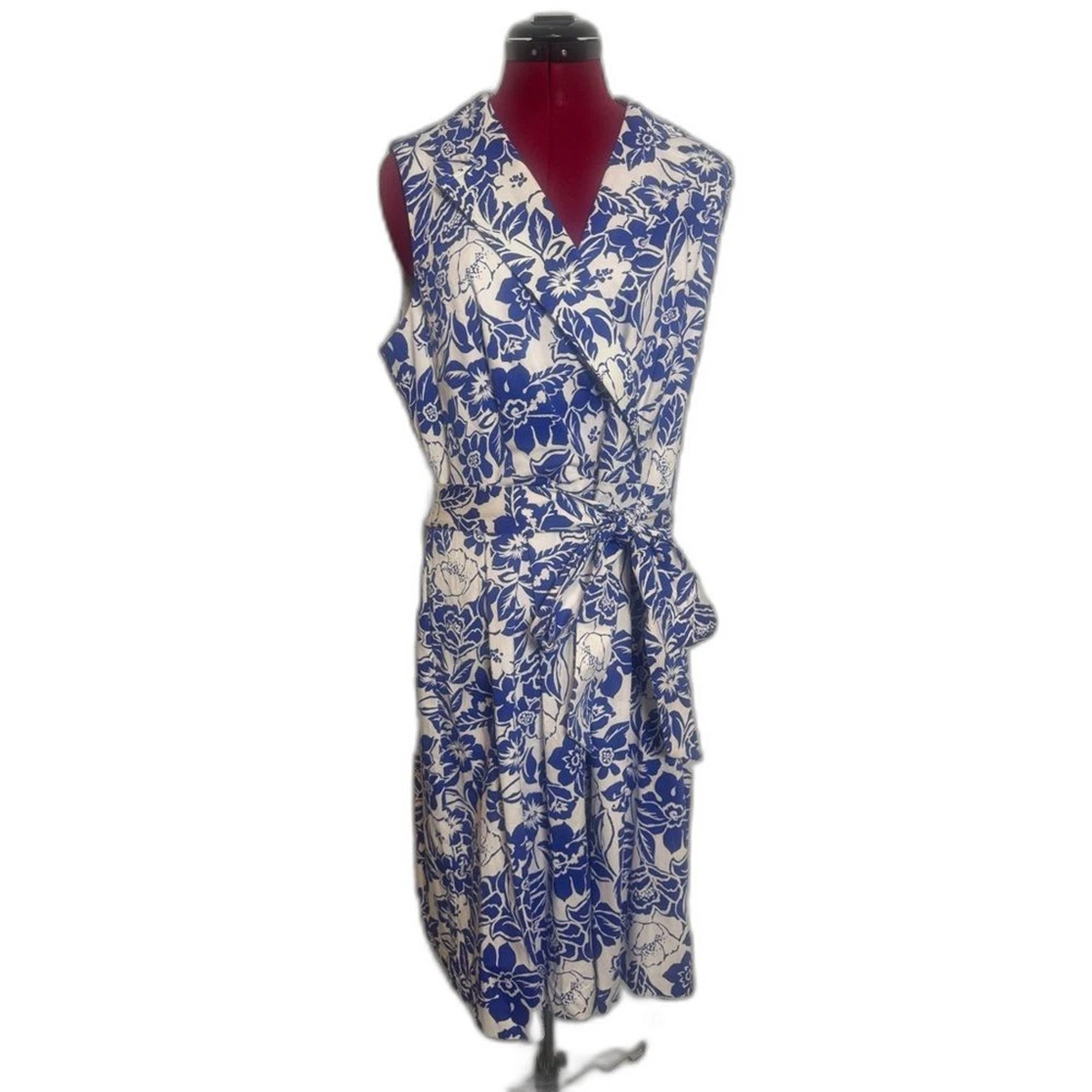 open lace back dress Crew Neck A-line Midi Dress main image 1